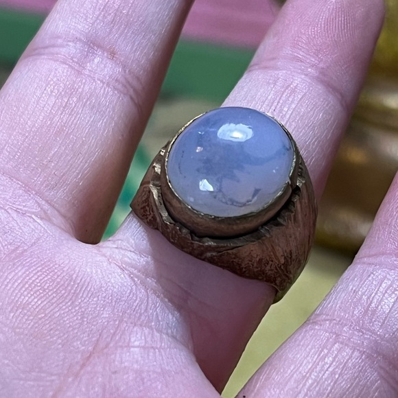 VTG Zodiac Scorpio Scorpion Brass Metal Costume Jewelry Size 7 3/4 Ring - Picture 4 of 6